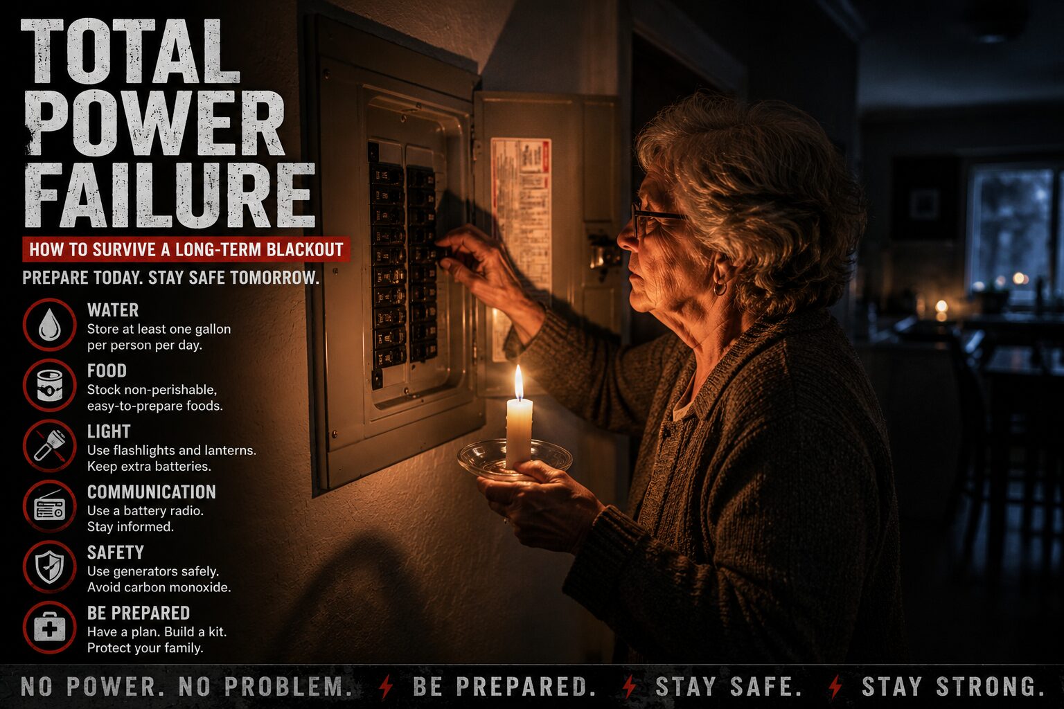 Total Power Failure: How to Survive a Long-Term Blackout
