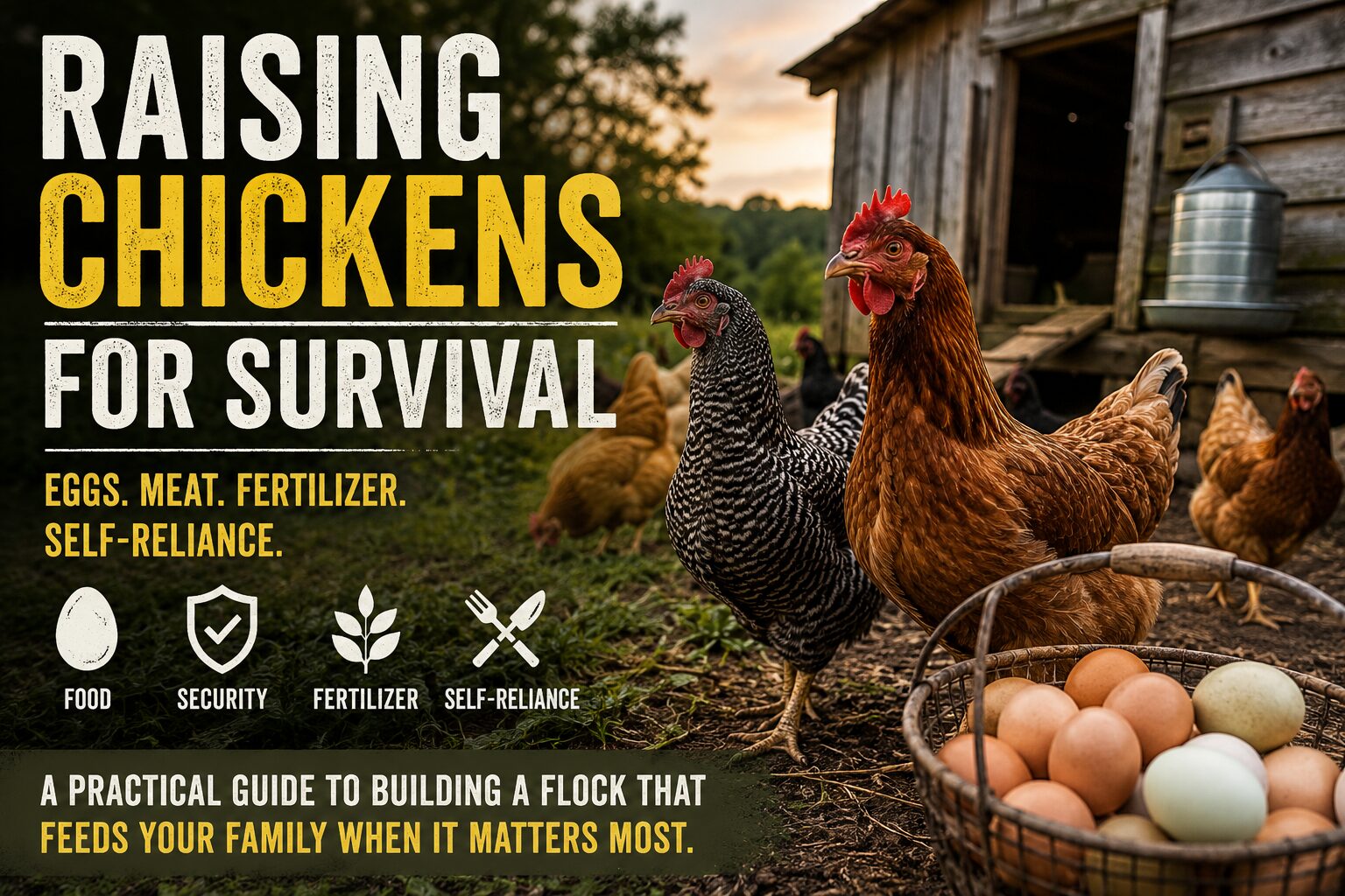Raising Chickens for Survival