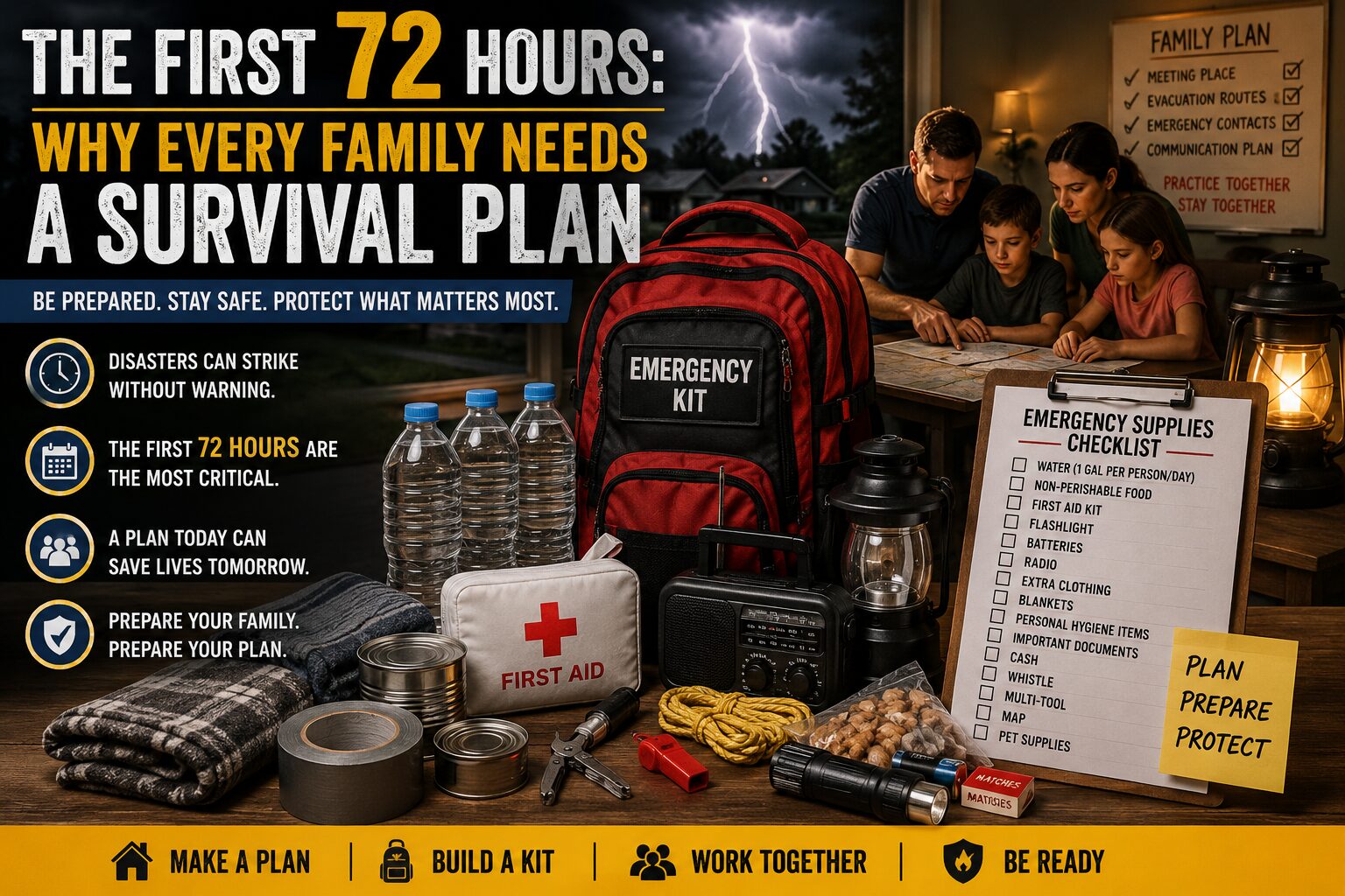 The First 72 Hours: Why Every Family Needs a Survival Plan