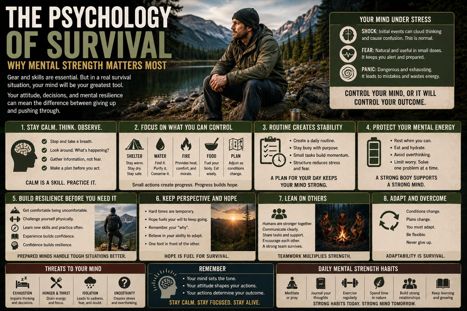 The Psychology of Survival: Why Mental Strength Matters Most