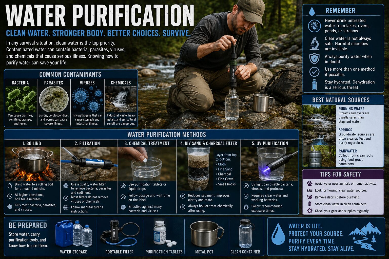 Water Purification: One of the Most Important Survival Skills