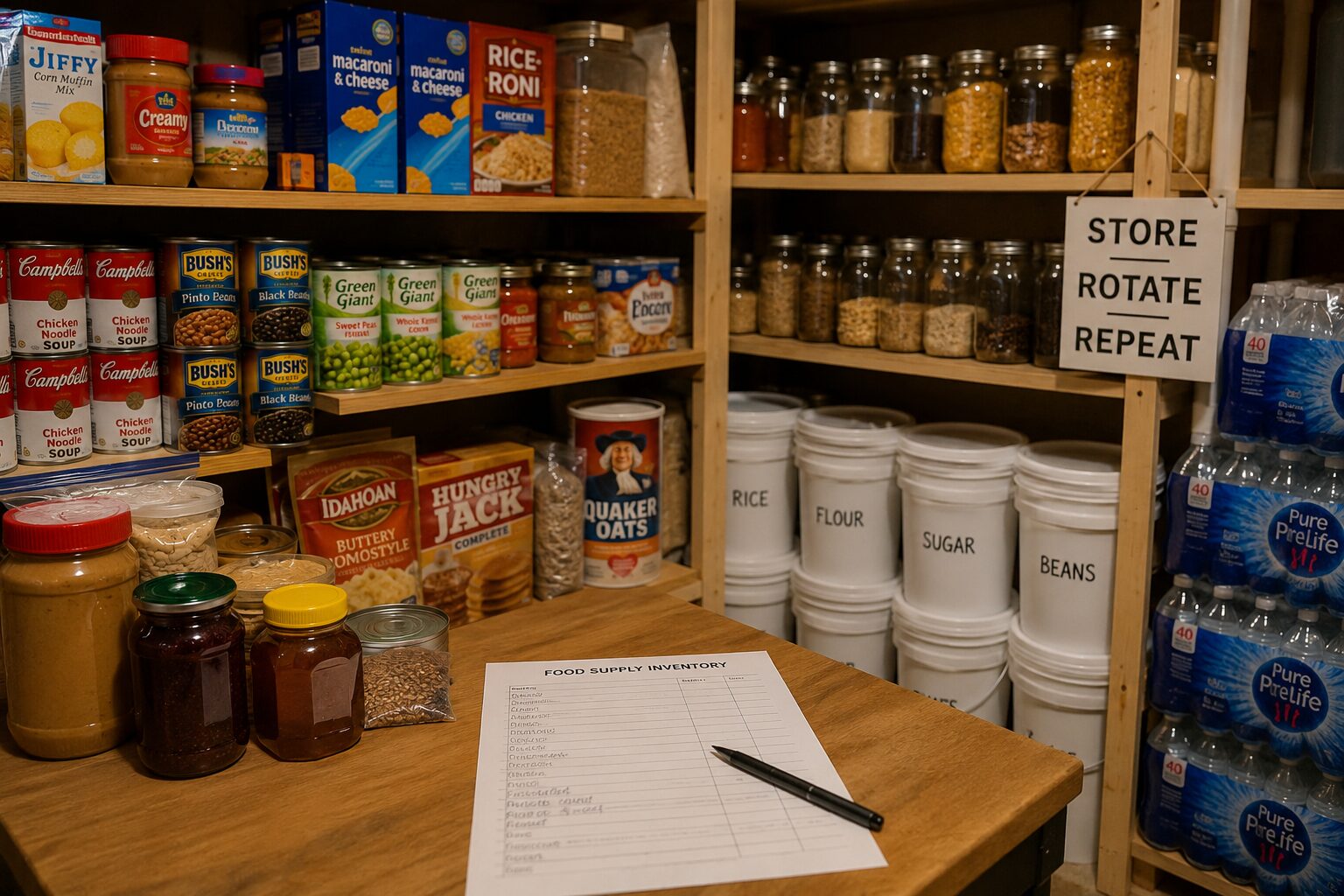 Food Preparedness: Build a One-Year Emergency Food Supply Without Breaking the Bank