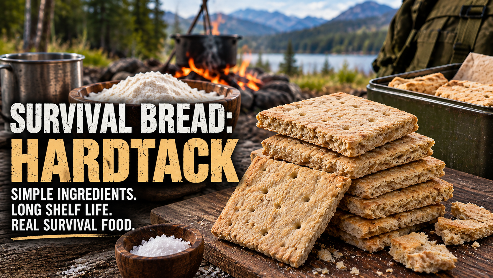 Survival Bread: How to Make Hardtack That Can Last for Years