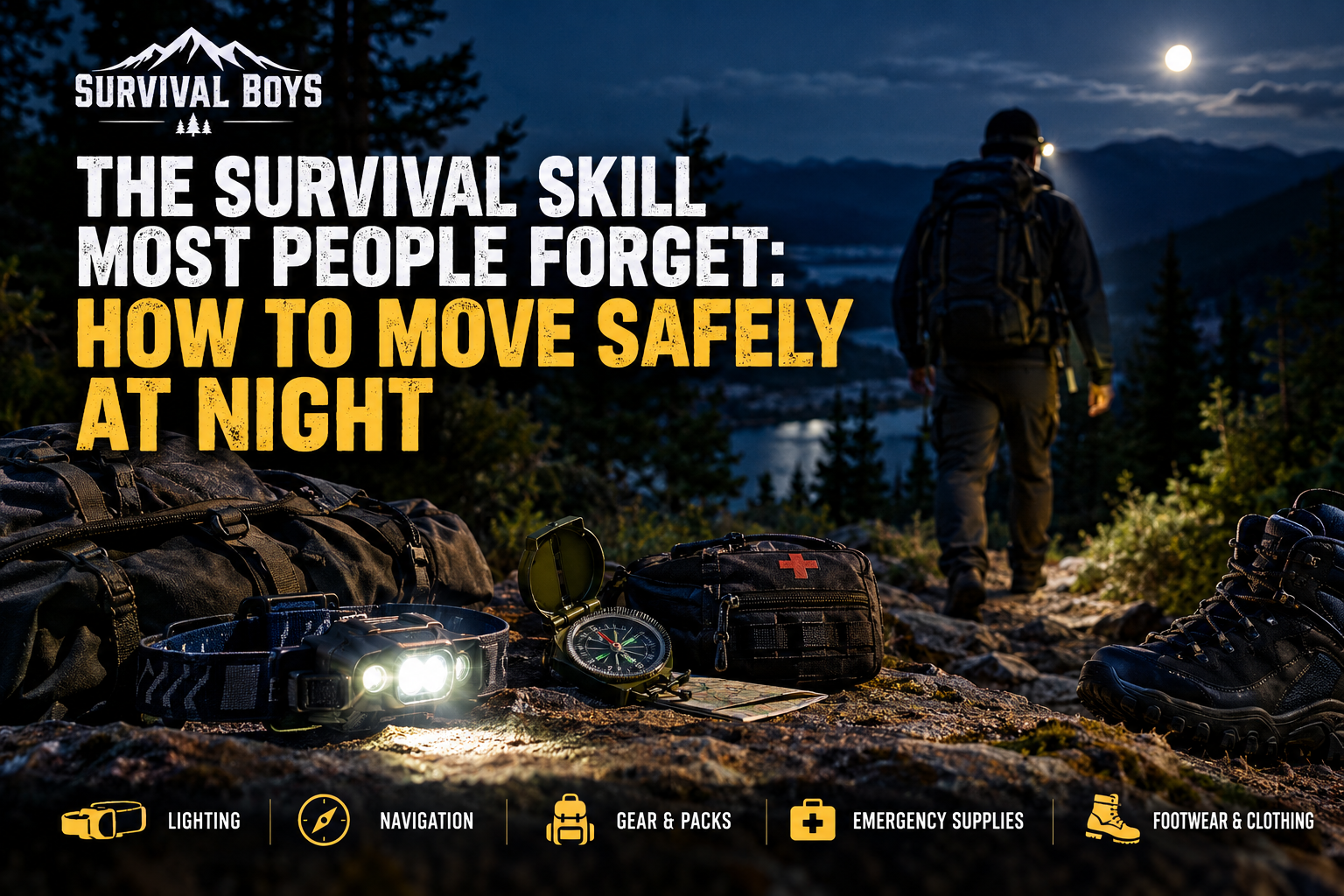 The Survival Skill Most People Forget: How to Move Safely at Night