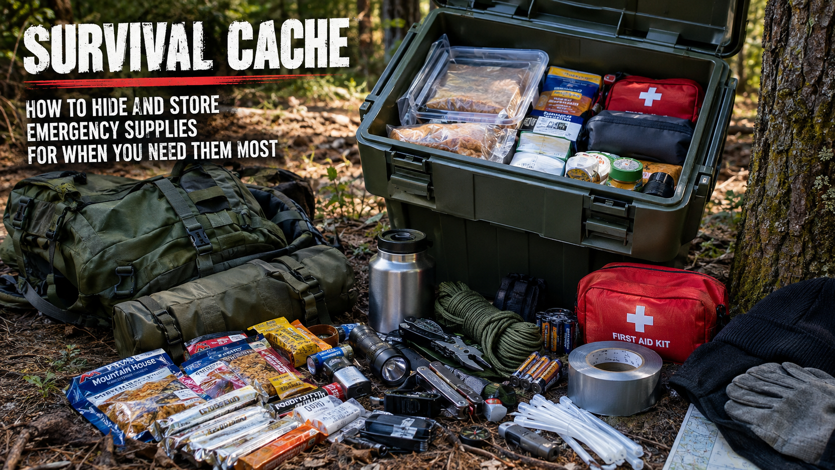 The Survival Cache: How to Hide and Store Emergency Supplies for When You Need Them Most